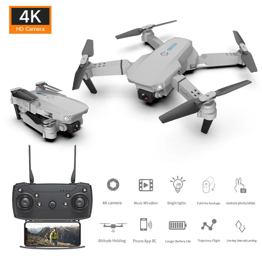 ZHENDUO E88 Pro New WIFI FPV Drone Wide Angle HD Height Hold RC Foldable Quadcopter Helicopter