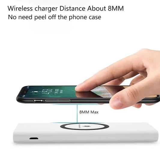 200000mAh Power Bank Fast Charge Ultra-Large Capacity Mobile Power Two Way Wireless Type C Portable Charger Safe Free Shipping