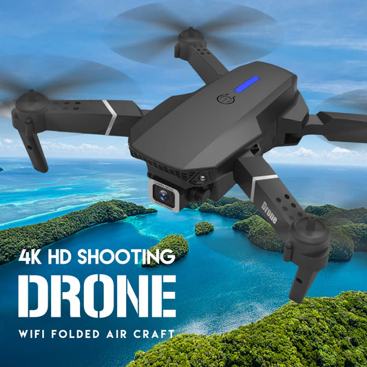 Newest E88Pro RC Drone 4K HD Professinal With 1080P Wide Angle HD Camera Foldable RC Helicopter WIFI FPV Height Hold Gift Toys