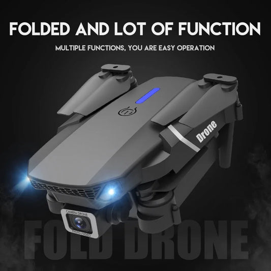 New Quadcopter E88 E525 Pro WIFI FPV Drone With Wide Angle HD 4K 1080P Camera Height Hold RC